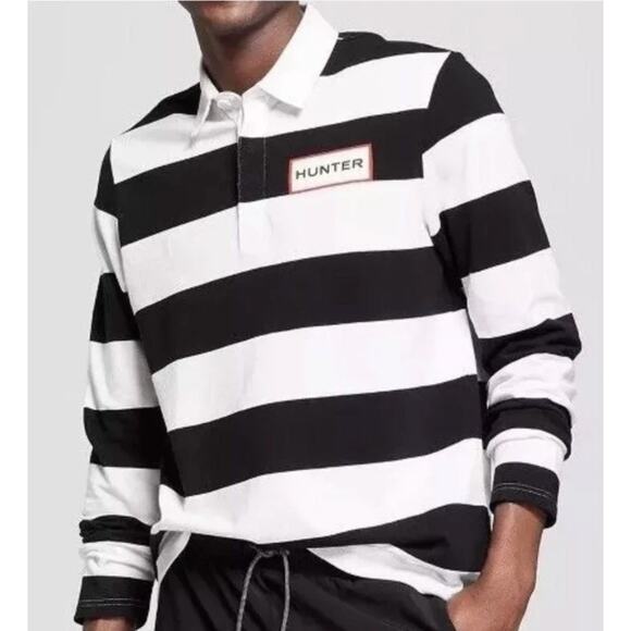 New Hunter x Target Striped Rugby Polo S NWT Collab Preppy Academia Collegiate - Picture 1 of 11